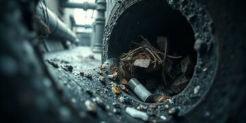 Hauptkanalverstopfung Gefahren