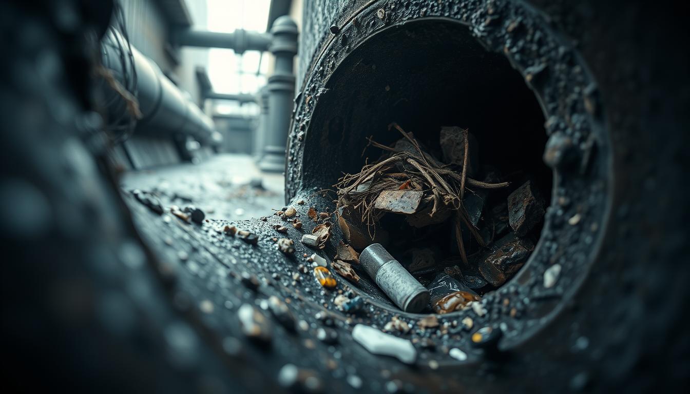 Hauptkanalverstopfung Gefahren